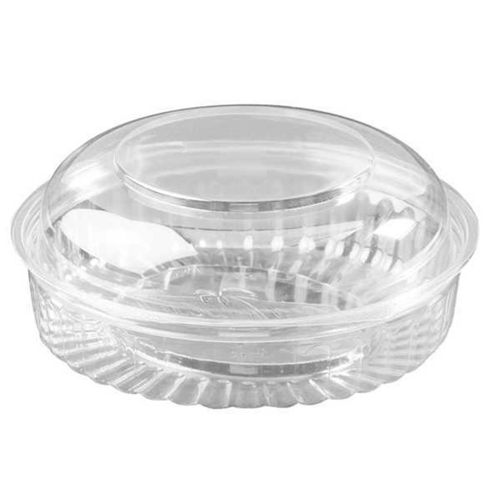 20OZ FRESH VIEW BOWL & DOME LID (LID ATTACHED) Premium Food Packaging